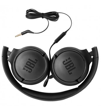 Auriculares JBL TUNE 500 con Micrófono - Negro