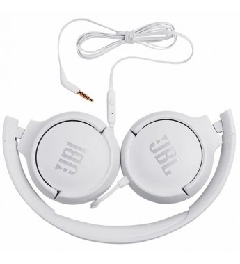 Auriculares JBL TUNE 500 con Micrófono - Blanco