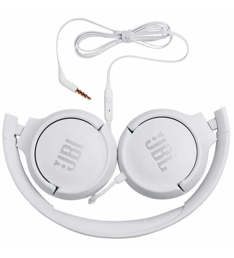 Auriculares JBL TUNE 500 con Micrófono - Blanco