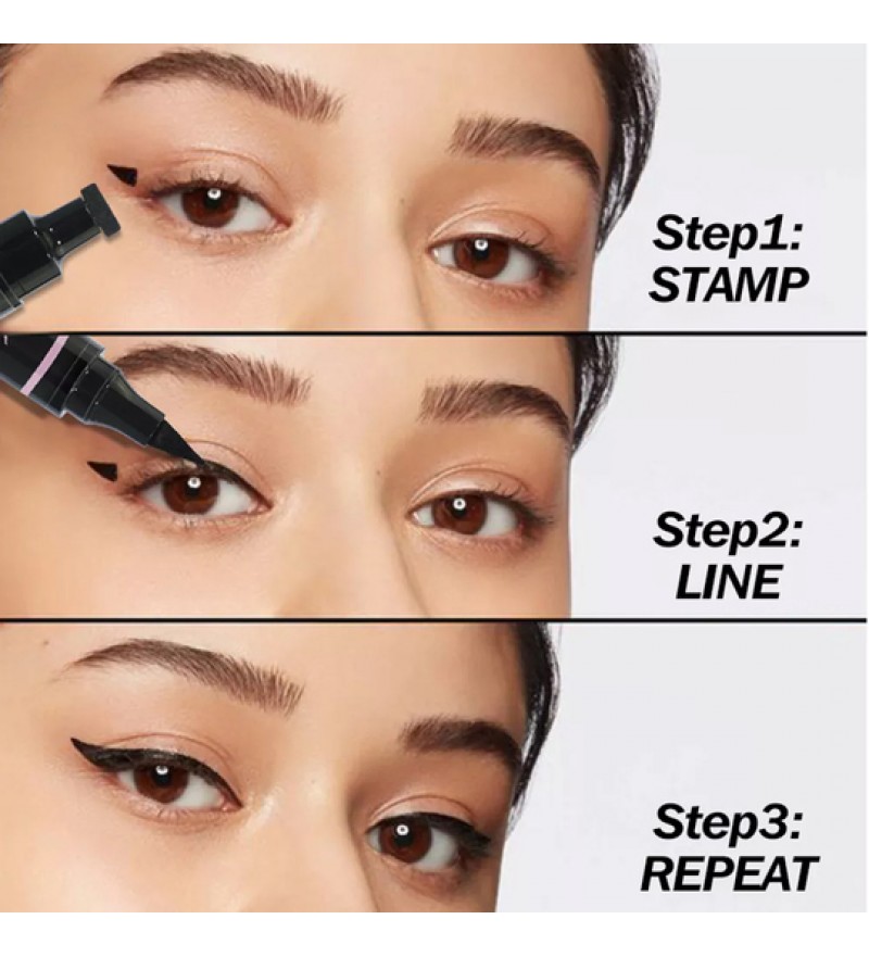 Delineador Phoera 2 in 1 Eyeliner & Wing Stamp - 3.6mL