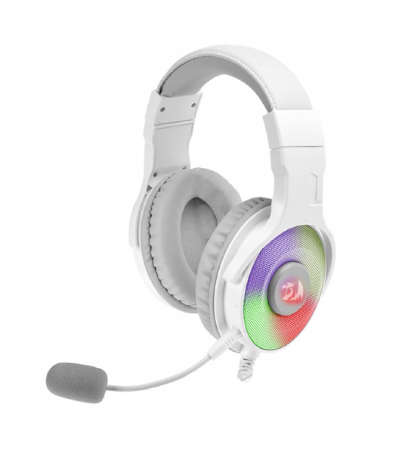 Headset Gaming Redragon Pandora H350W-RGB-1 Driver 50mm/Mic Omnidireccional - Blanco
