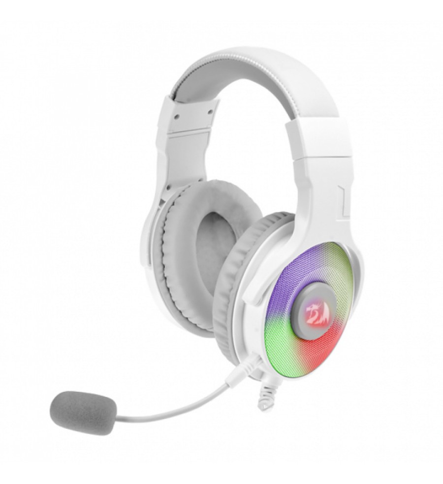 Headset Gaming Redragon Pandora H350W-RGB-1 Driver 50mm/Mic Omnidireccional - Blanco