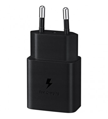 Cargador de Pared Samsung Power Adapter EP-T1510NBEGWW USB-C 15W - Negro