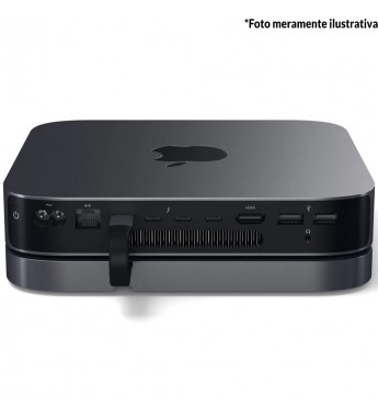 Hub USB-C Satechi Stand Hub ST-ABHFM con USB-C/USB 3.0/Jack 3.5mm/Lector microSD/SD - Space Gray
