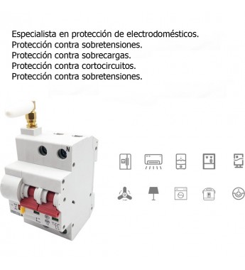 Disyuntor MCB ZISB9-1P 32A Wi-Fi/230V/50Hz