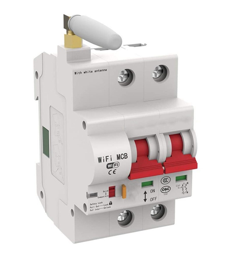 Disyuntor MCB ZISB9-2P 40A Wi-Fi - 230V/50Hz (Caja Fea)
