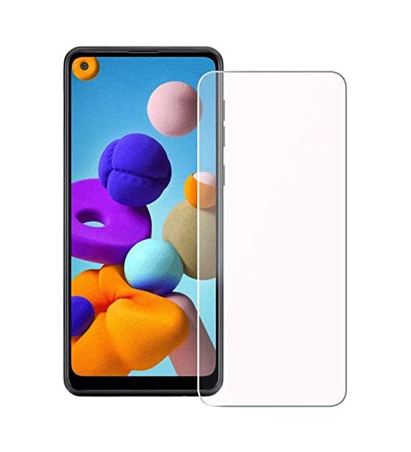 Película de Vidrio para Samsung Galaxy A21 - Transparente