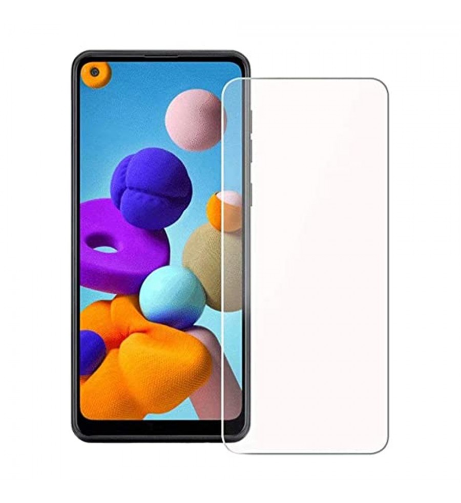 Película de Vidrio para Samsung Galaxy A21 - Transparente