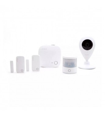 Kit de Seguridad Gynoid Gy2-k01 SmartHome Sensor de Movimiento/Puerta/Ventana/Alarma - Blanco