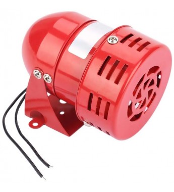 Mini Sirena de Motor Sydien MS-190 110V/25W/114dB - Rojo