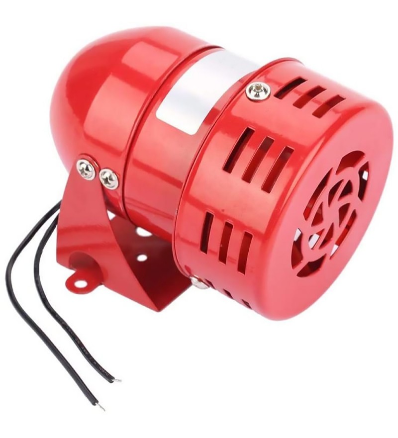 Mini Sirena de Motor Sydien MS-190 110V/25W/114dB - Rojo