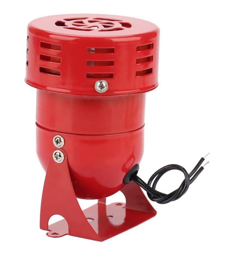 Mini Sirena de Motor Sydien MS-190 110V/25W/114dB - Rojo