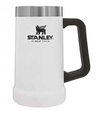 Vaso Térmico Stanley Big Grip Beer Stein 70-15703-007 de 709mL - Blanco