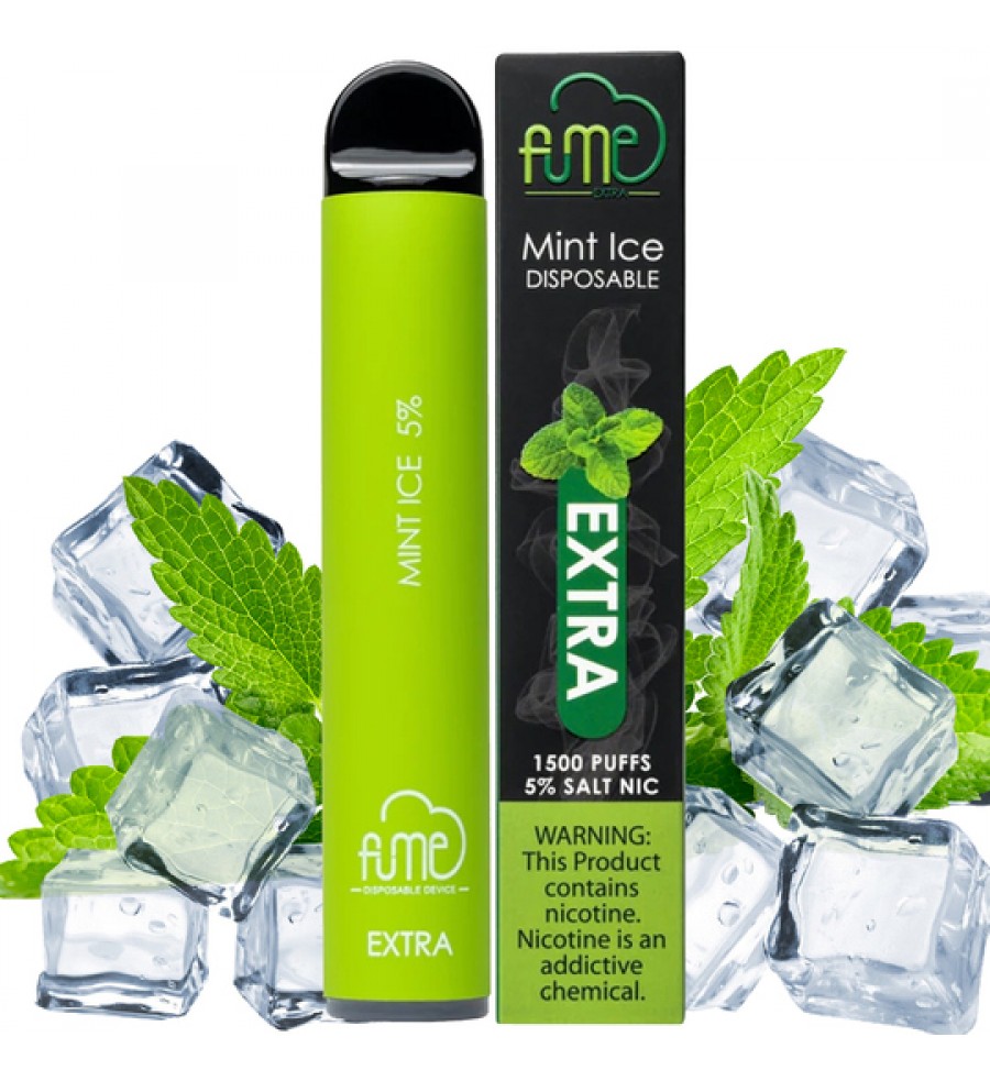 Vape Desechable Fume Extra 1500 Puffs con 5% Nicotina - Mint ice