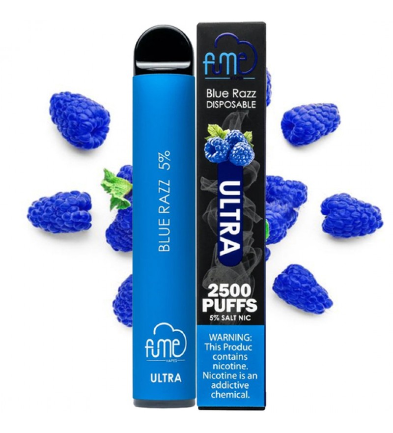 Vape Desechable Fume Ultra 2500 Puffs con 5% Nicotina - Blue Razz