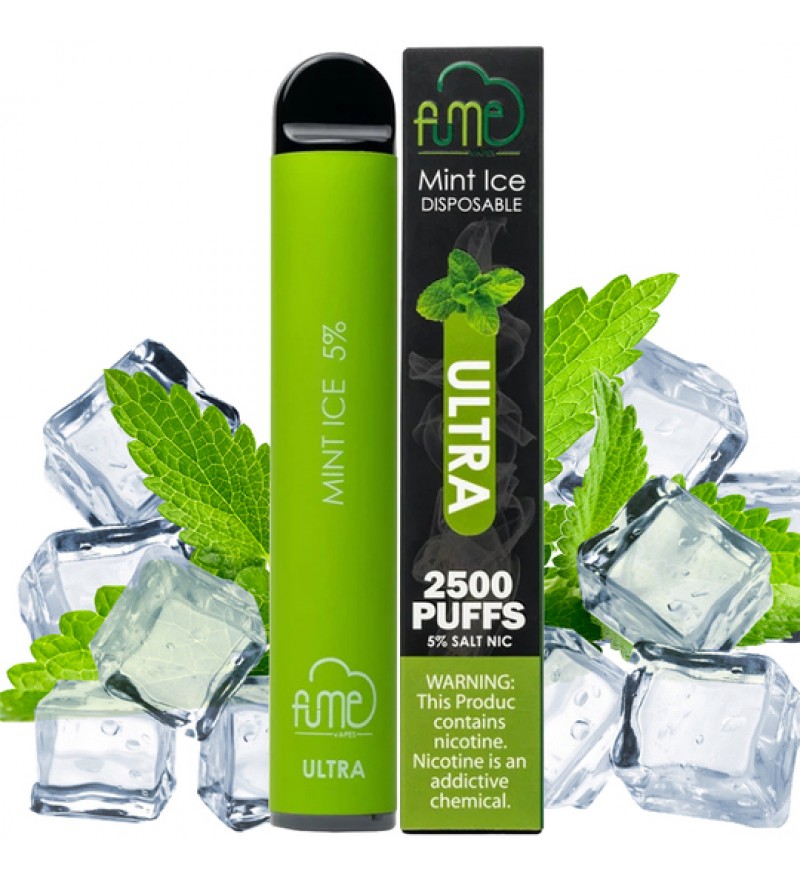 Vape Desechable Fume Ultra 2500 Puffs con 5% Nicotina - Mint Ice