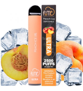 Vape Desechable Fume Ultra 2500 Puffs con 5% Nicotina - Peach Ice