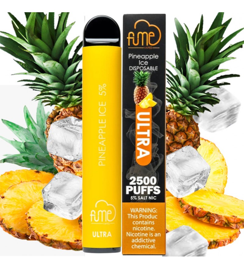 Vape Desechable Fume Ultra 2500 Puffs con 5% Nicotina - Pineapple Ice